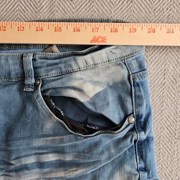 Raw X Jeans Men's 40x32 Standard Distressed Medium Wash Blue Stretch RN# 137711 - Picture 16 of 16